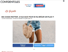 Tablet Screenshot of confidentielles.com